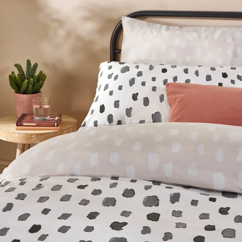 Robi Single Printed Duvet Set - Cream