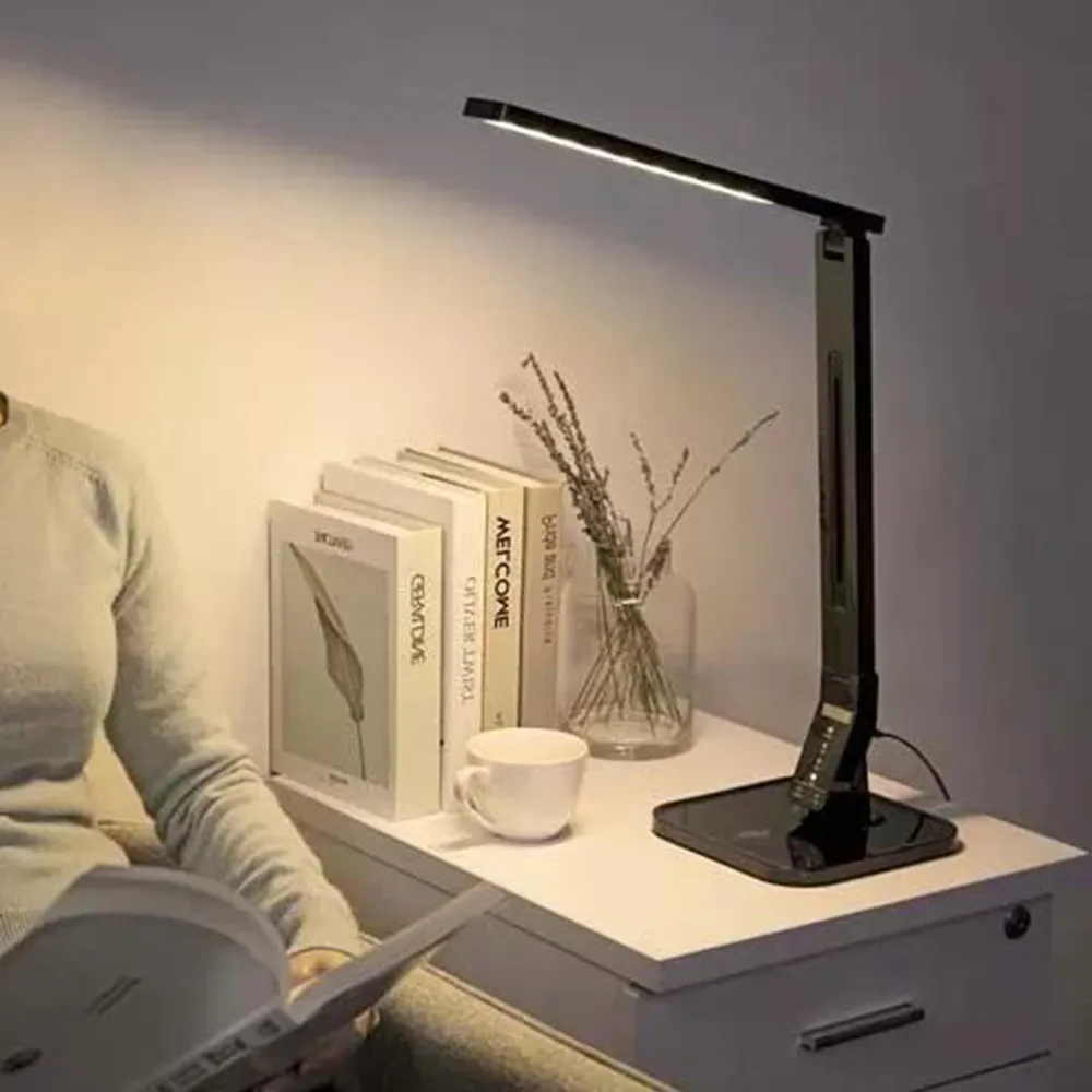 Multi Function LED Desk Lamp - Black