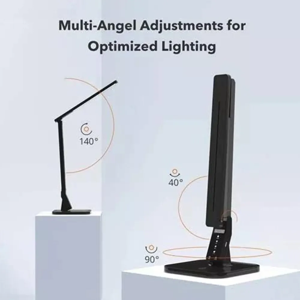 Multi Function LED Desk Lamp - Black