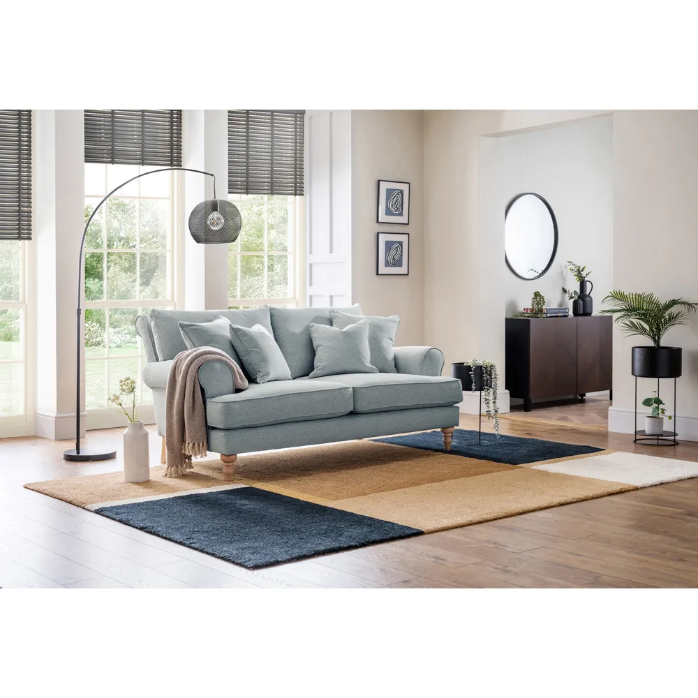 Faro 2-Seater Small Sofa - Grey