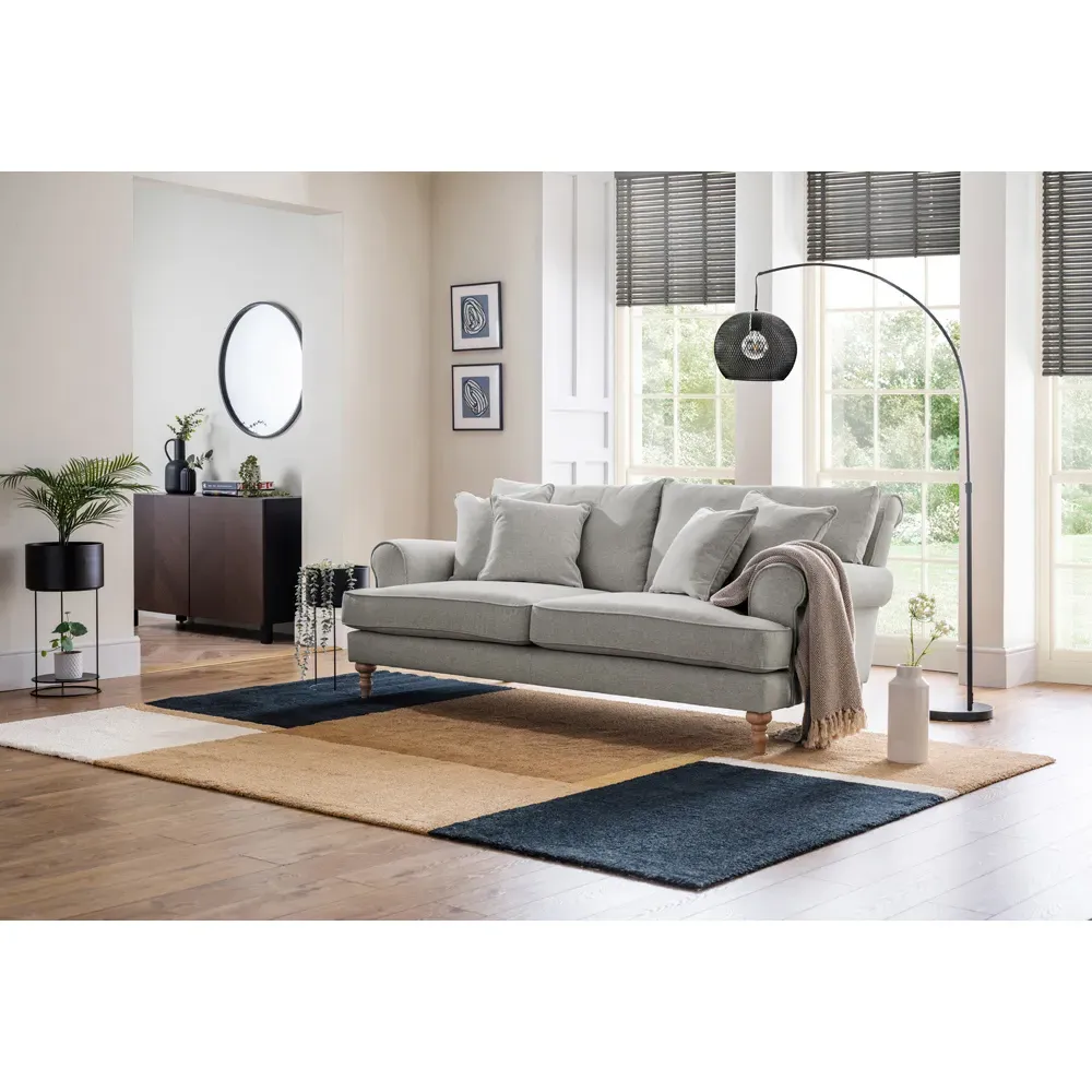 Faro Medium 2-Seater Sofa - Cream, Linen