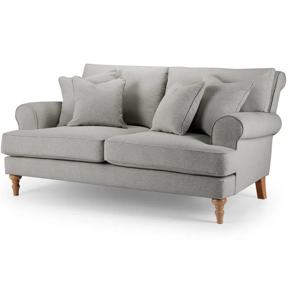 Faro Small 2-Seater Sofa - Cream, Linen