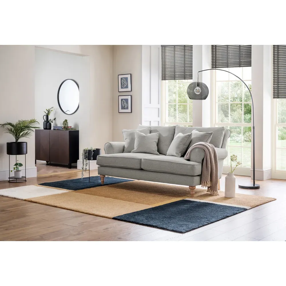 Faro Small 2-Seater Sofa - Cream, Linen