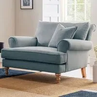 Faro Snuggle Chair - Blue, Denim