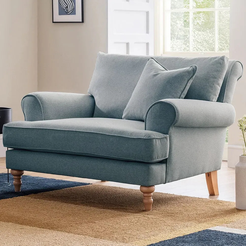 Faro Snuggle Chair - Blue, Denim image