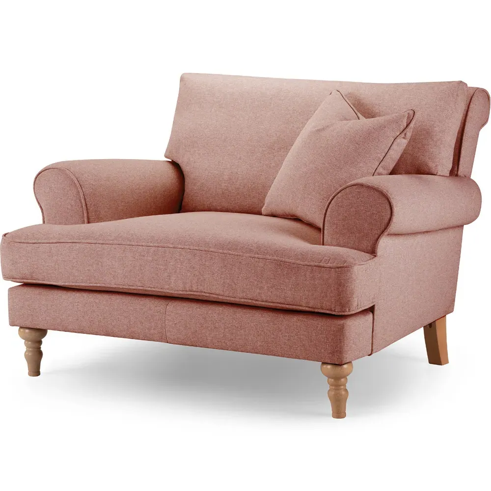 Faro Snuggle Chair - Coral