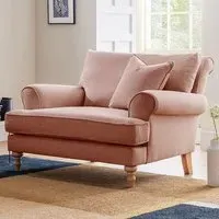 Faro Snuggle Chair - Coral