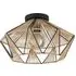 Adwickle Diamond Ceiling Light - Black, Hemp