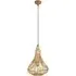 Amsfield Teardrop Pendant Light - Brown, Rattan