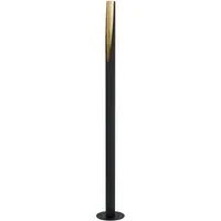 Barbotto Tube Floor Lamp - Black, Gold