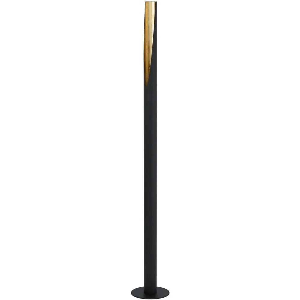 Barbotto Tube Floor Lamp - Black, Gold