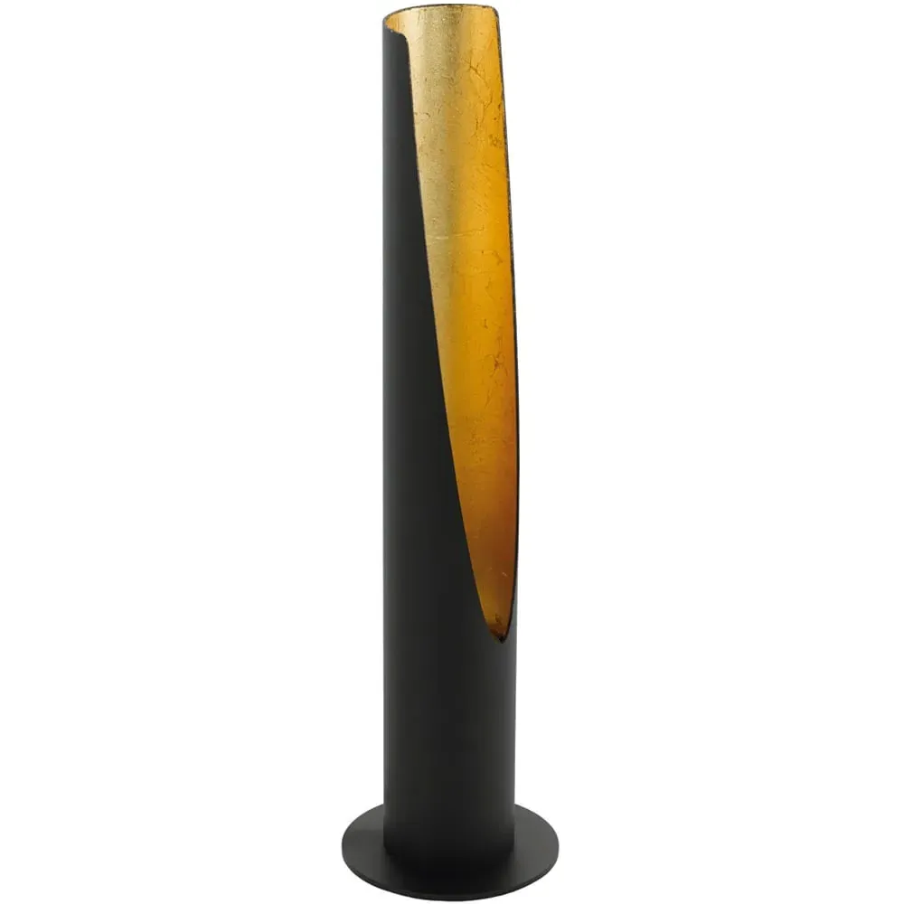 Barbotto Tube Table Lamp - Black, Gold image