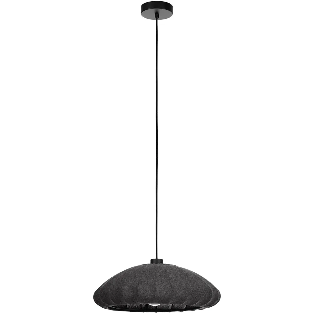 Barlaston Pendant Light - Black, Fabric image