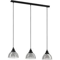 Beleser 3-Light Pendant Light - Black, Steel