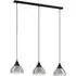 Beleser 3-Light Pendant Light - Black, Steel