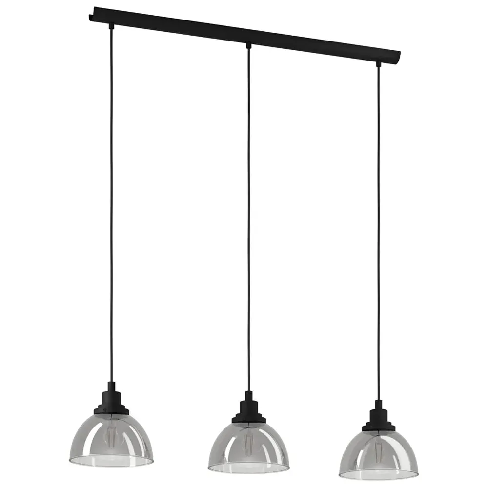Beleser 3-Light Pendant Light - Black, Steel image