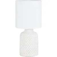 Bellariva Curved Table Lamp - Cream, Ceramic