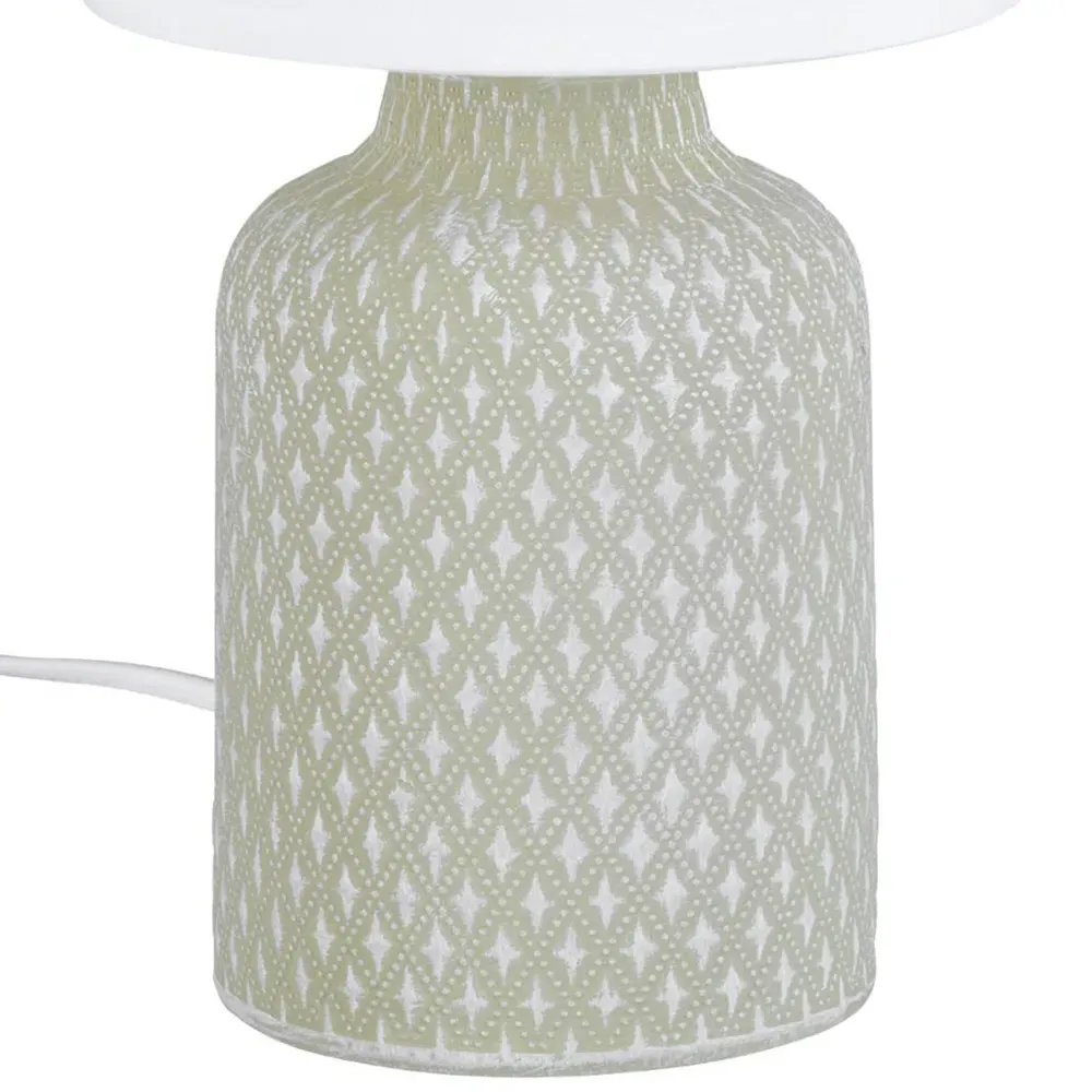 Bellariva Curved Table Lamp - Grey, Ceramic