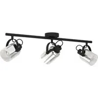 Berregas 3 Lamp Spotlight - Smoked, Black Metal