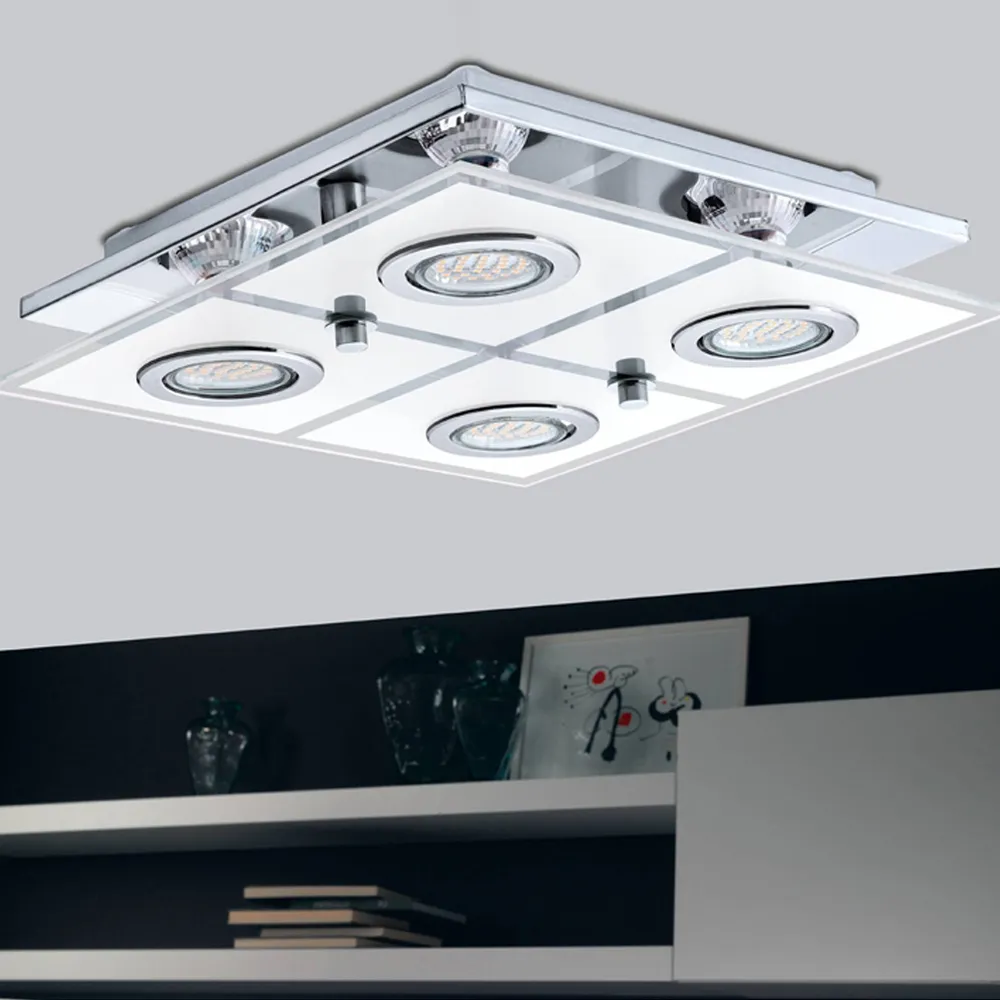 Cabo 4 Light LED Ceiling Light - Chrome