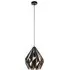 Carlton 1 Geometric Pendant Light - Black, Steel