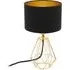 Carlton 2 Geometric Table Lamp - Black, Brass