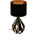 Carlton 5 Geometric Table Lamp - Black, Copper
