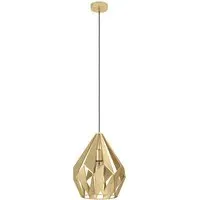 Carlton Diamond Pendant Light - Gold, Steel