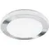 Carpi Round LED Ceiling Light IP44 - Chrome, Steel