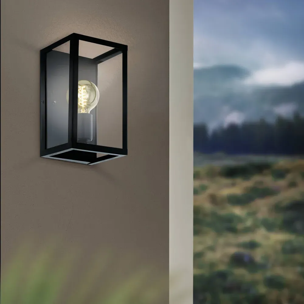 Charterhouse Caged Wall Lamp - Black
