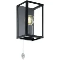 Charterhouse Caged Wall Lamp - Black