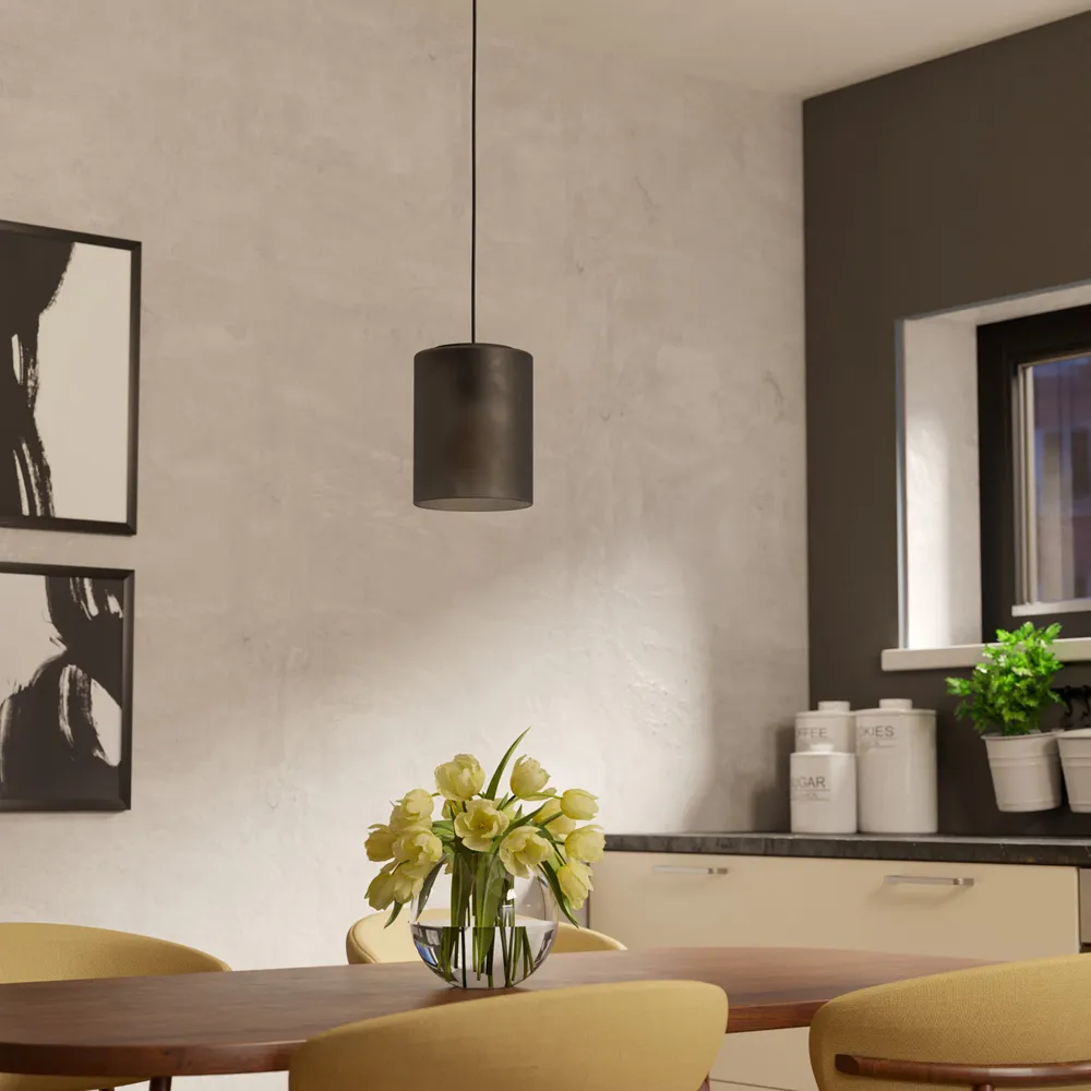 Colomera Pendant Light - Black, Steel