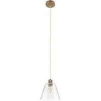Copley Conical Pendant Light - Clear, Gold