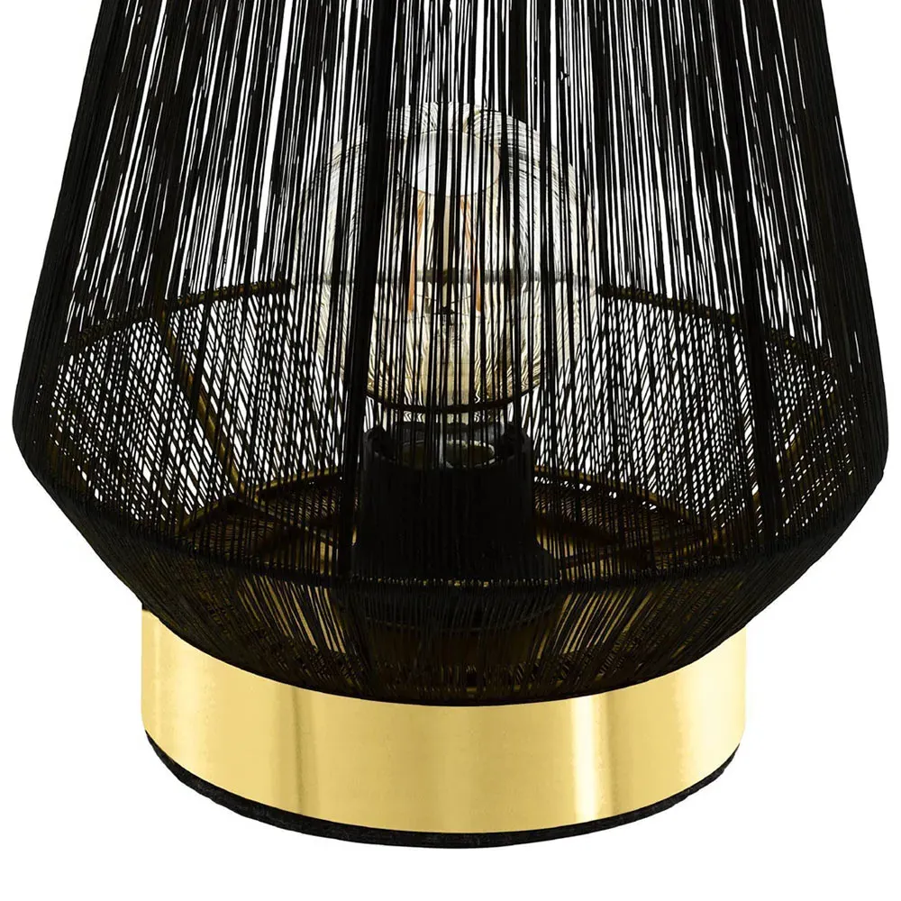 Escandido Table Lamp - Black, Brass