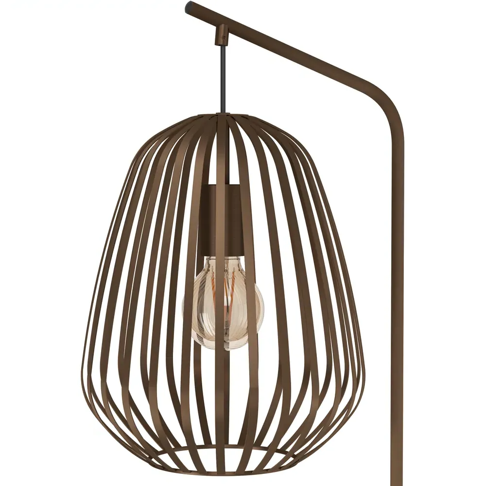Espinal Caged Floor Lamp - Bronze, Steel