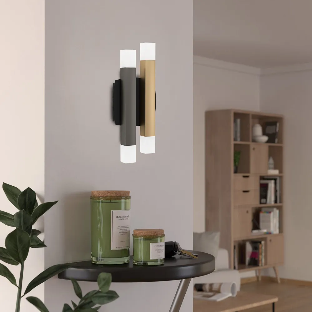 Estanterious LED Wall Light - Black, Aluminium