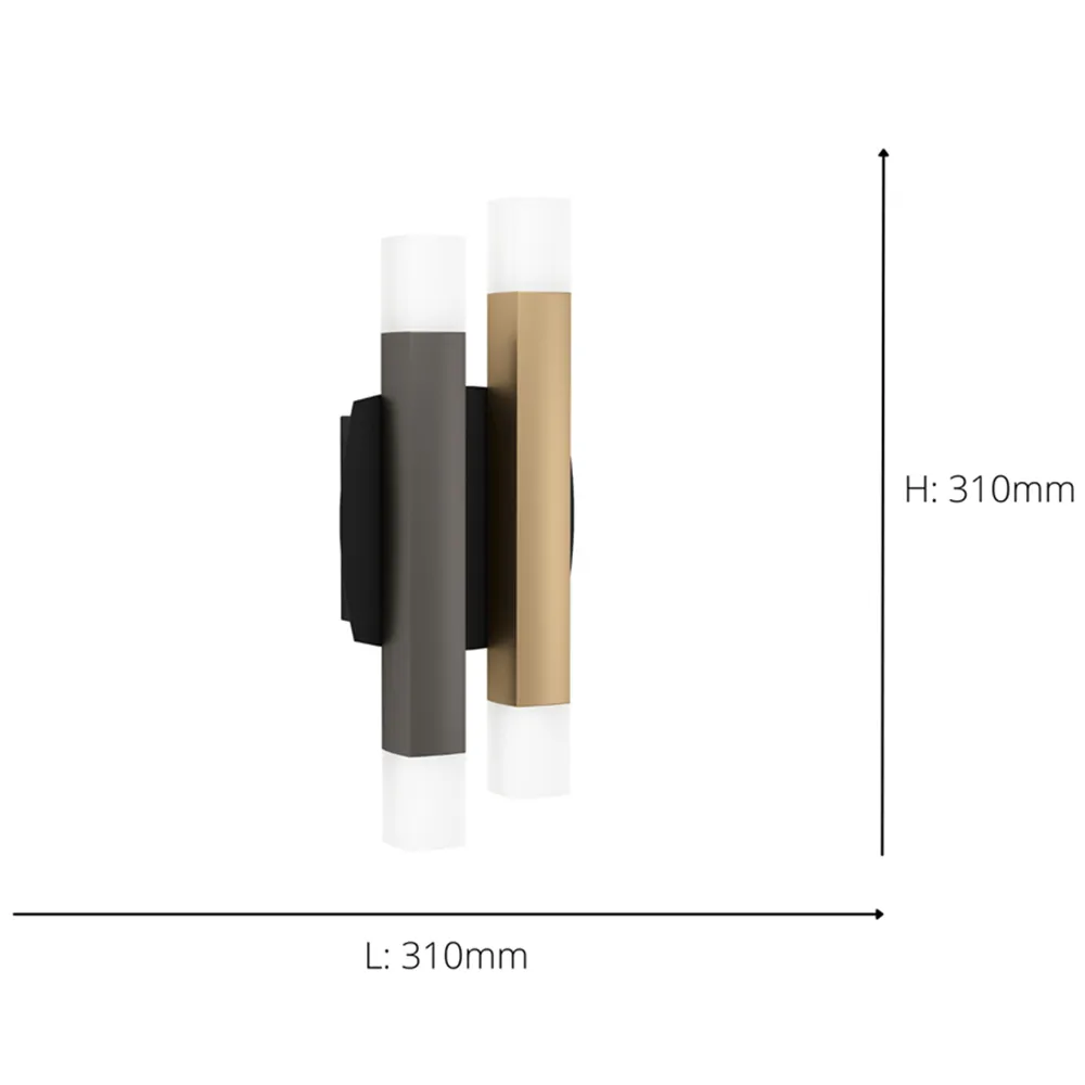 Estanterious LED Wall Light - Black, Aluminium