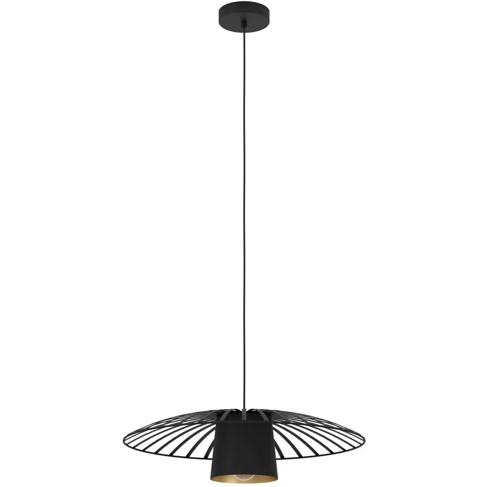 Felixkirk Round Pendant Light - Black, Metal image