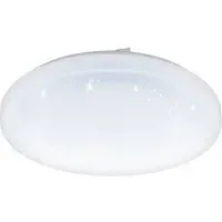 Frania-S Round Flush Ceiling Light - White, Metal