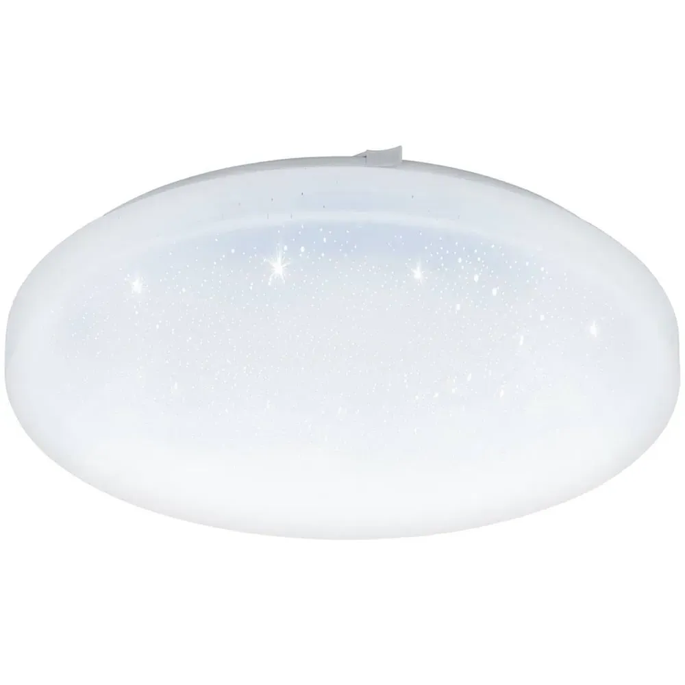 Frania-S Round Flush Ceiling Light - White, Metal image