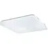 Frania-S Square Flush Ceiling Light - White, Metal