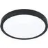 Fueva-Z Round Smart LED Ceiling Light - Black, Metal