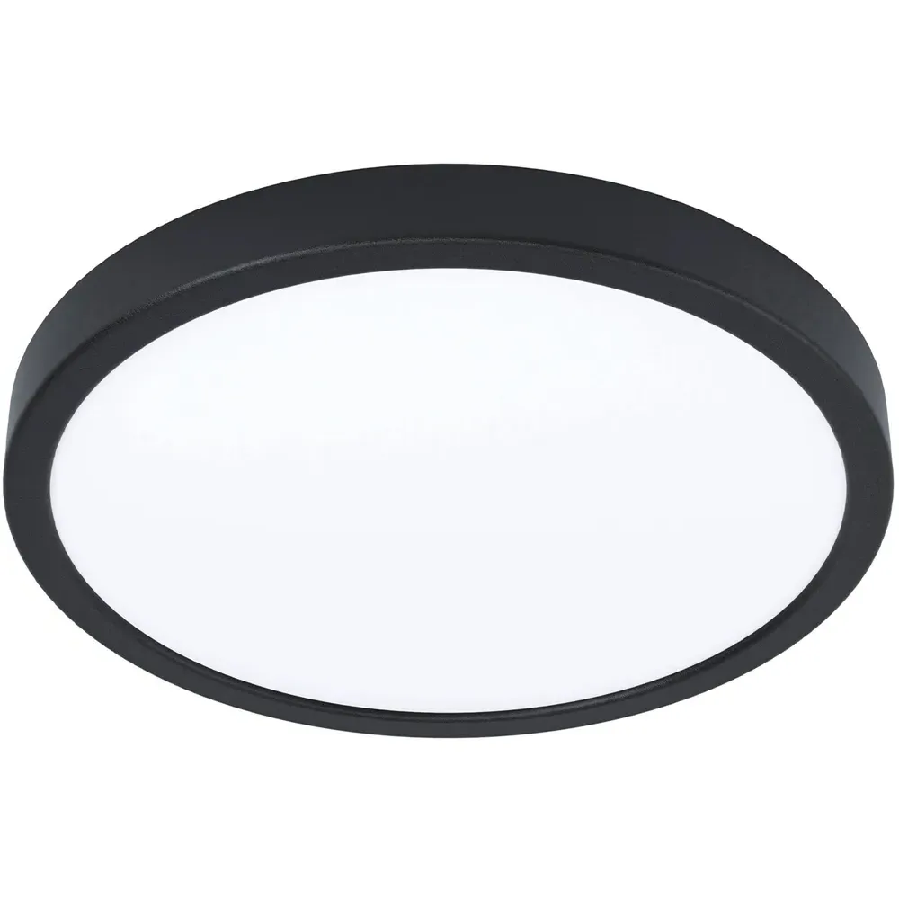 Fueva-Z Round Smart LED Ceiling Light - Black, Metal image