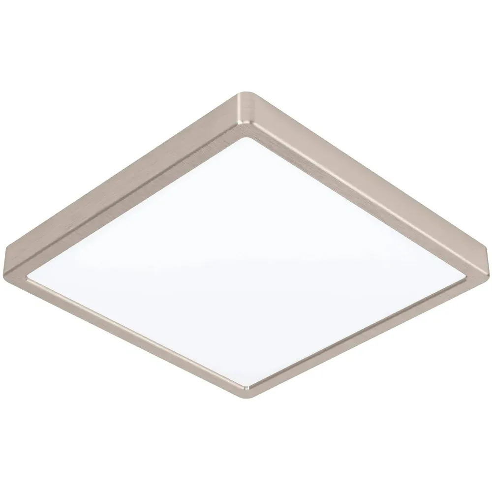 Fueva-Z Square Smart LED Ceiling Light - Silver, Metal