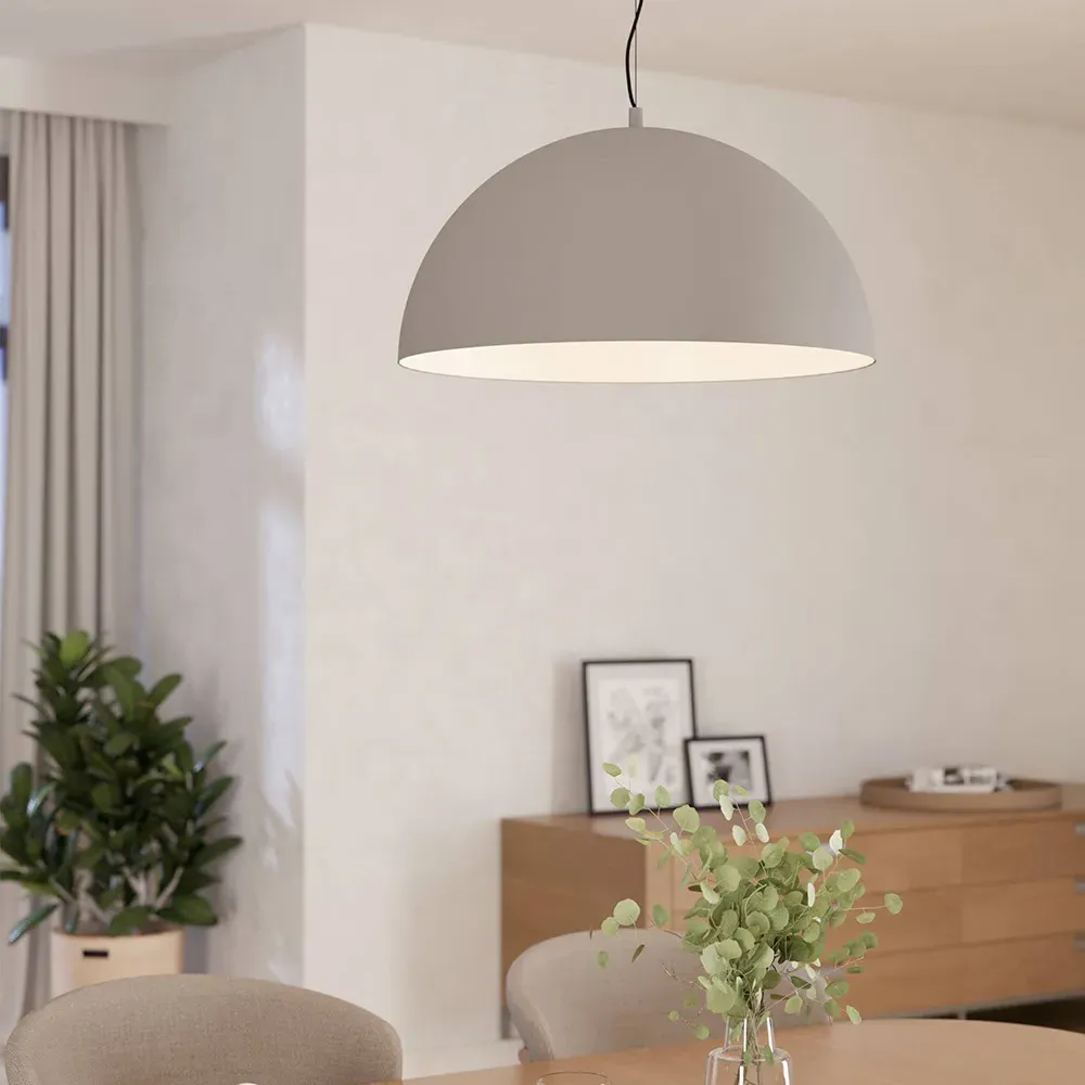 Gaetano Pendant Light - Grey, Metal