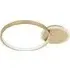 Gafares LED Round Flush Light - Gold, Metal