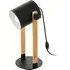 Hornwood Table Lamp with Pivoting Head - Black, Pinewood