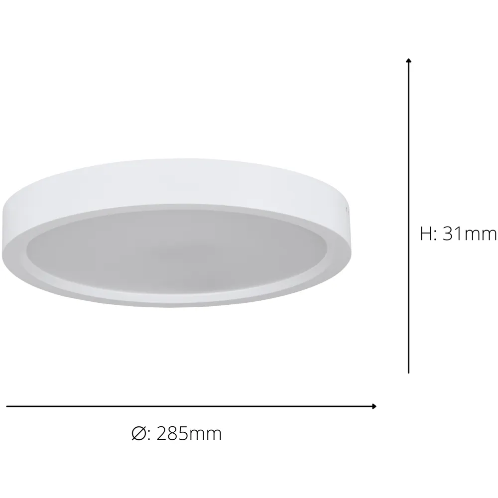 Idun-E LED Ceiling Lamp - White