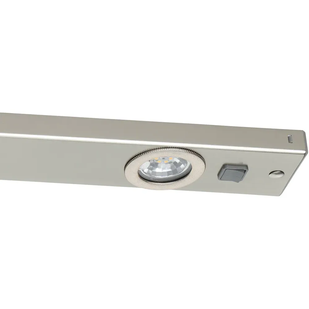 Kob Under Cabinet LED Light - Silver, Metal