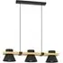 Maccles Pendant Light - Black, Wood